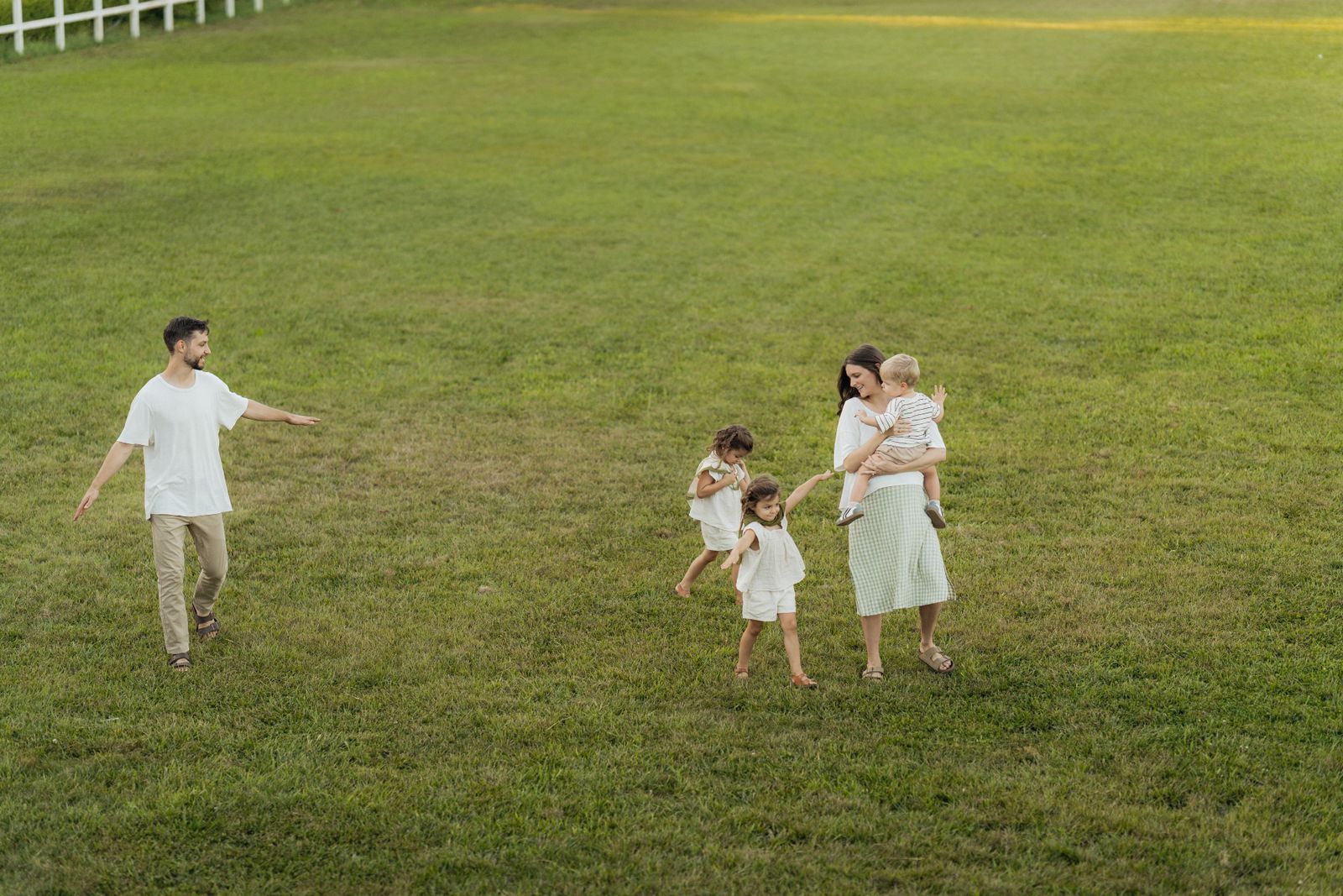 A family in a Kansas City park